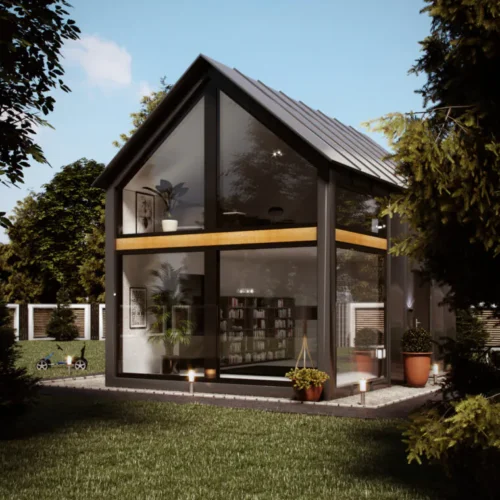 Jak dobrać przeszklenia do projektu domu szkieletowego?